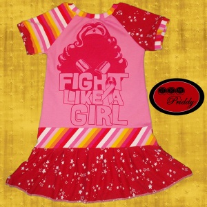 Sew Priddy Fight Like A Girl 7/8