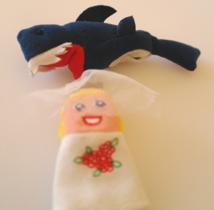 Shark Bride Puppets